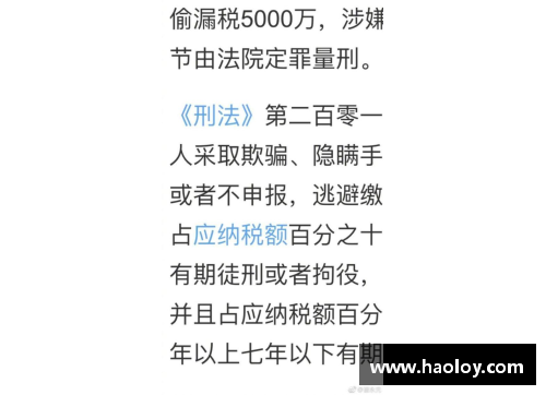 体育明星因逃税被抓，税务调查揭露隐秘财务问题